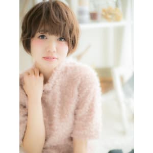 ふわくしゅ可愛い★重めマッシュショートb