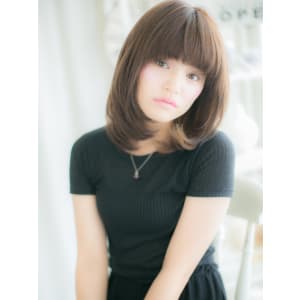【ワンカールストレート】さりげなく女度ＵＰ☆ワンカールミディ
