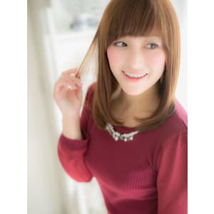 【ワンカールストレート】永遠の定番！ナチュストヘアー