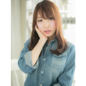【ワンカールストレート】さらりと☆ヌケ感ロング