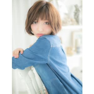 【ショートバングとラフ☆ミディ】