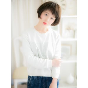 【短めバングで、脱！☆定番ボブ】