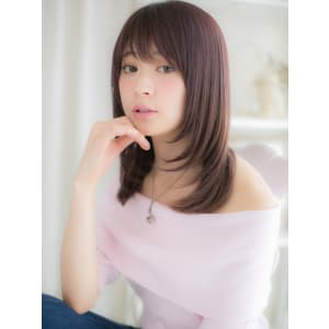 【ぱっつんバング】゛ダークトーン゛のさらつや♪ストレート