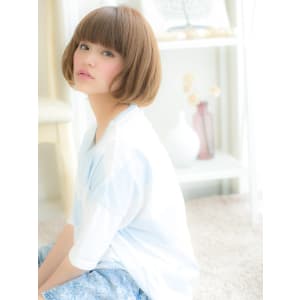 【横顔スタイル】好感度up♪なガーリーふわボブ