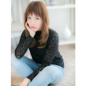【デジタルパーマ】短めバングが新鮮！ラフウェーブ
