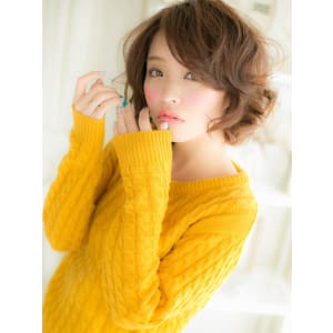 【デジタルパーマ】ランダムな毛先が◎大人ドーリーヘア