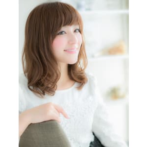 【デジタルパーマ】モテ度・愛され度抜群♪王道ゆるふわミディ