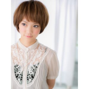 バングも決め手のおしゃれ度アップ★ショートa