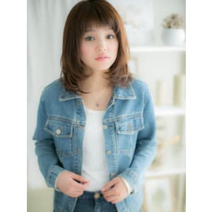 ショートバングで【甘辛ミディ】ｂ