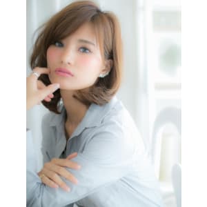 シフォンカールで大人レディ・セミディa