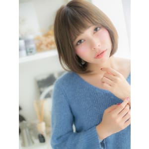 丸み♪シルエットの愛されボブa