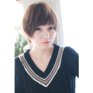 目力UPバングの小顔ショート【H-199】