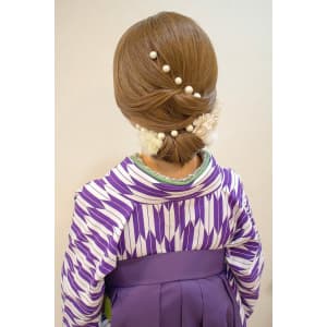 袴☆ツルツルシニヨン