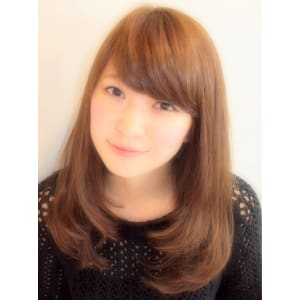 大島優子風ヘアスタイル フェミニンで人気な髪型