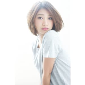 エフォートレスな大人ボブ　簡単スタイリング