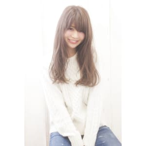エフォートレスな大人ロング　簡単スタイリング