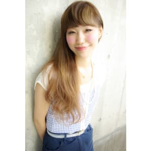 “バングポイント★グラデーションカラー”