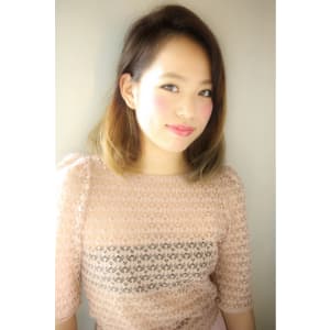 “外国人風ハイトーンベージュ★グラデーションカラー”