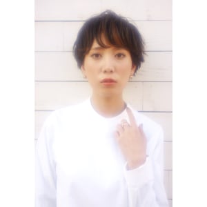【セミウエット】ダークアッシュショート