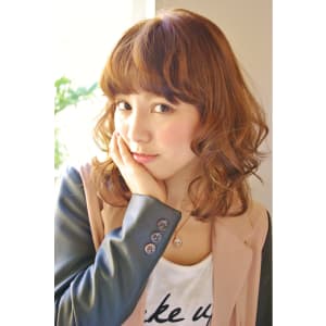 ”愛されミ系ミディアムスタイル☆アッシュブラウン”