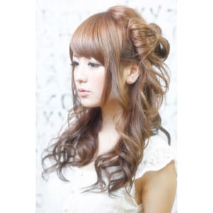 編み込みリボンヘアーセットby BACK STAGE