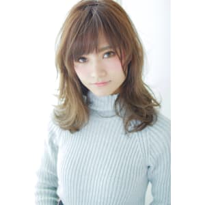 ニュアンスカールエアリーボブエアリーカールふわふわボブA