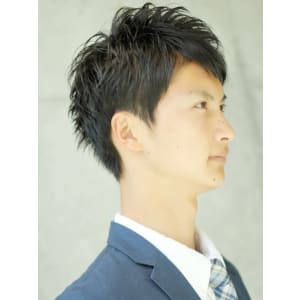 柔らかい刈り上げでスッキリ☆ビジネスマンショート☆清水伸也☆