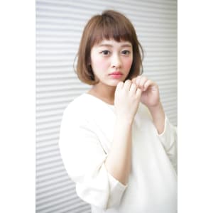 お手入れ簡単ふんわりナチュラルボブ