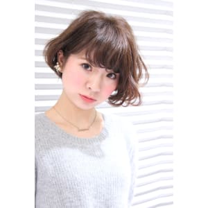 大人ふわくしゅカーリーボブ