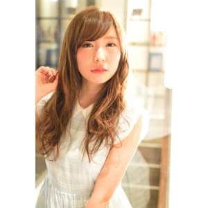 大人可愛い流しバングロング