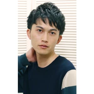 黒髪マッシュショート :oo2