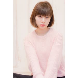 片側耳掛けシンプルボブ K-0024