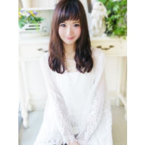 グレージュカラー大人女子セミディ