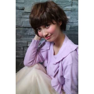 ふんわりマッシュライン♪大人かわいい小顔ショート