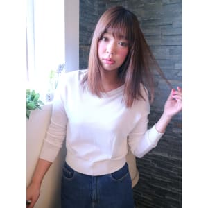 クラシカル♪サラ艶美髪ストレートミディ