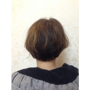 フェアリーナチュラル甘辛グラマラスハンサムウェービーボブ