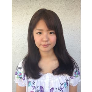 憧れの透明感！モテ愛され艶髪ナチュラルセミディ