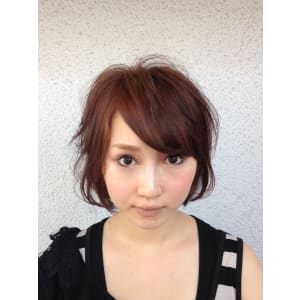エアリーカール無造作抜け感マニッシュショート