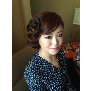 フェアリー♪ナチュラル大人かわいい編み込みアップヘア★