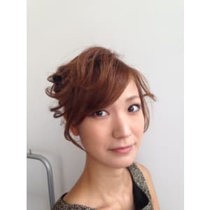 無造作ほつれ♪ナチュラルカール大人かわいいアップヘア★