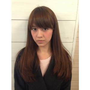 大人かわいい厚めバング☆ラウンドボブナチュラルカール