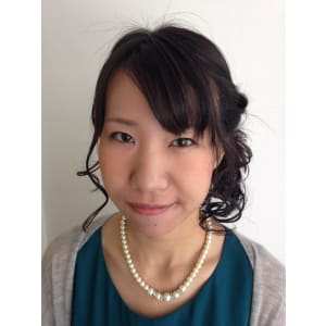 編み込み☆無造作ふんわりサイドアップ
