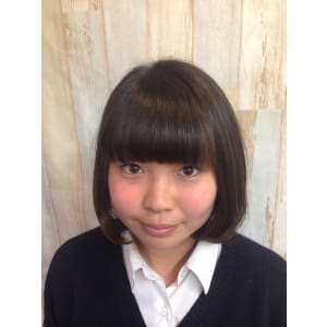 大人かわいいエッジモード★ワンカールラウンドボブ