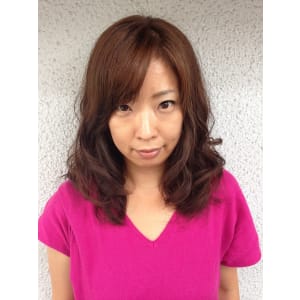 ノームコアシースルーバング☆ナチュラルロブセミディ