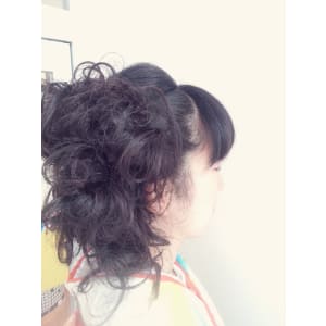 結婚式・和装にも似合うサイドアップ