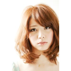 厚めバング無造作ルーズウェービーグラマラス大人ボブ♪