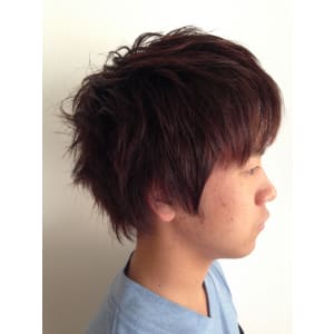ニュアンスパーマ～無造作束感ショートマッシュスタイル～