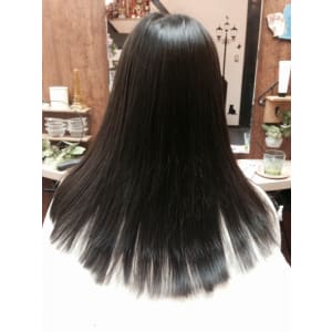 甘辛グラマラス6レベル艶髪さらさらストレートフェミニンロング