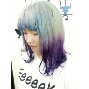 オシャレ上級者★パンチ力のあるNEOグラデーションカラー！
