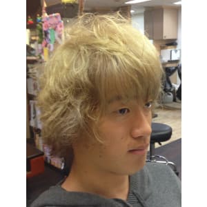個性的な外国人風ホワイトアッシュ